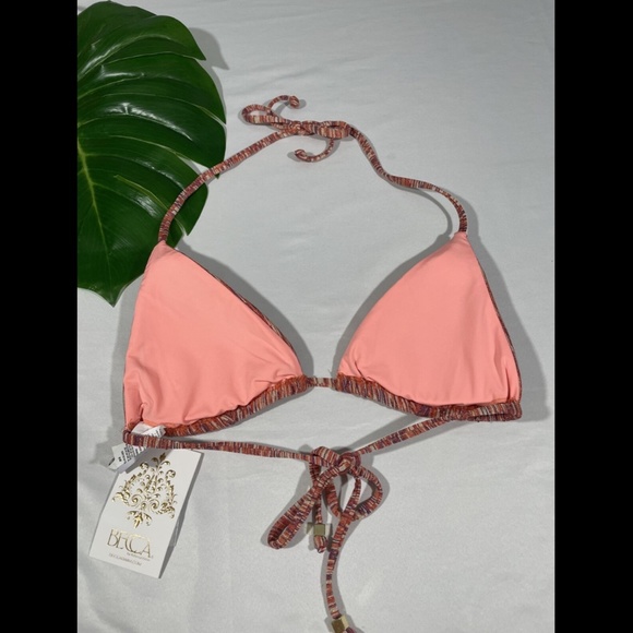 NWT Becca [ Medium ] Sundance‎ Metallic Sliding Triangle Bikini Top - Picture 8 of 11